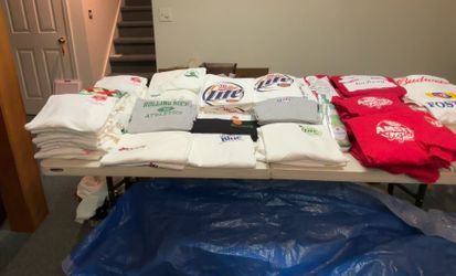 120 All NEW  Beer Logo T-shirts - Cotton