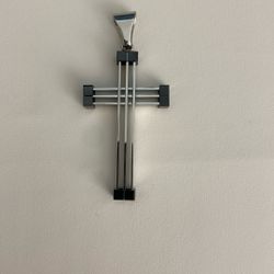 Stainless Steel, cross charm/pendant