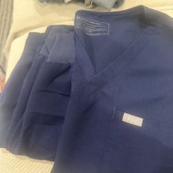 Navy Blue Figs Set Small Jogger