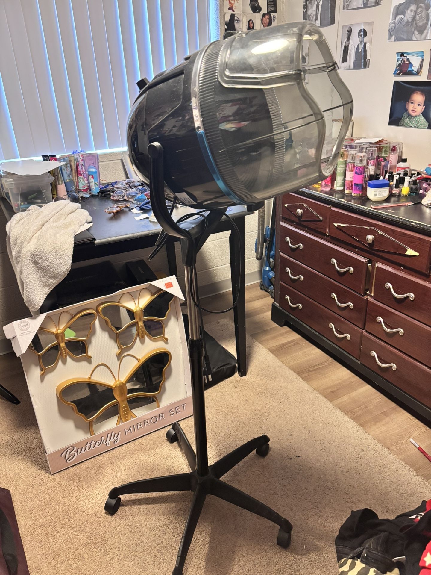 adjustable sitting hair dryer