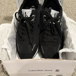 Calvin Klein Jeans Men's Eden Black Shoes  11.5