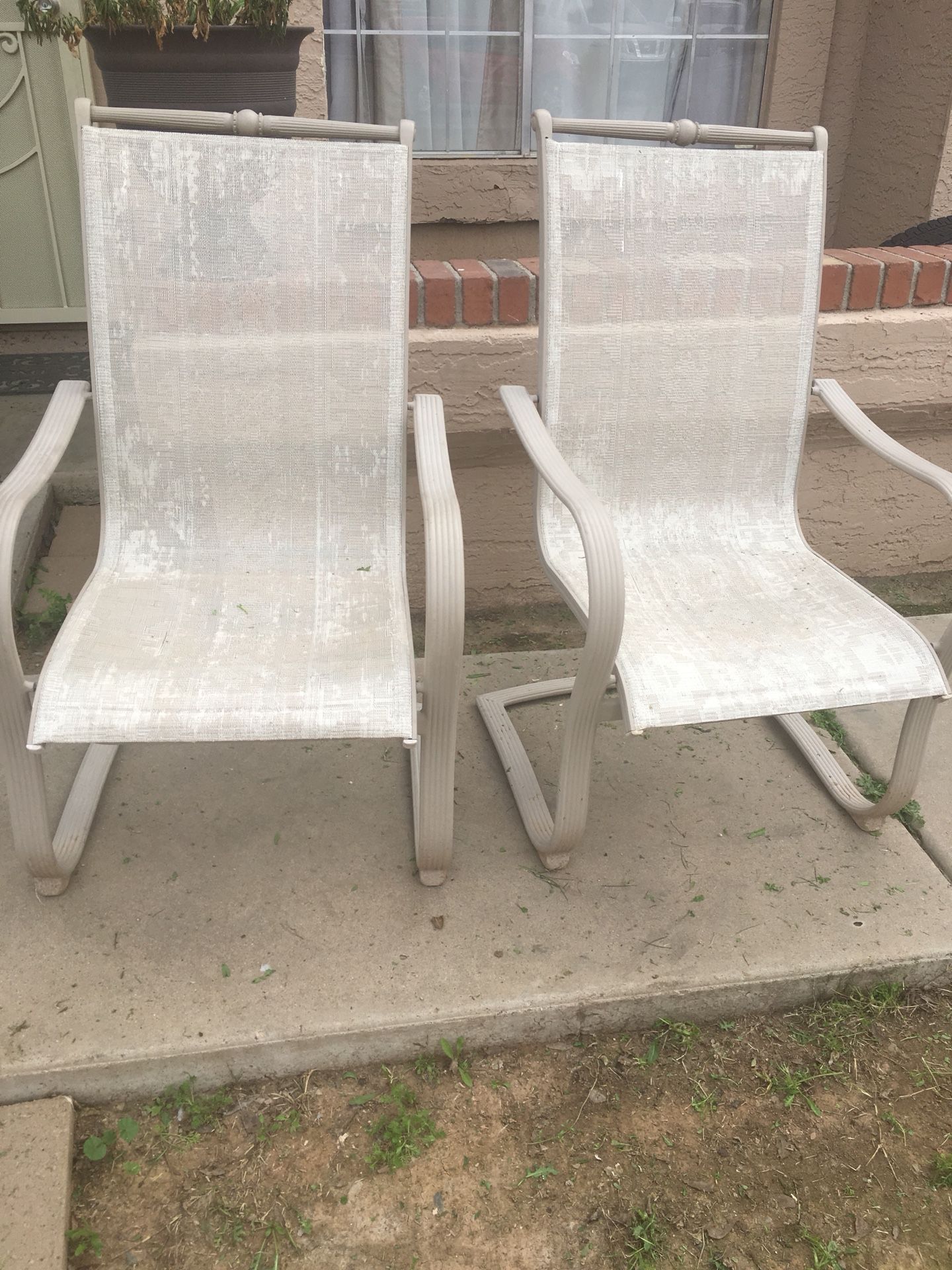 Free patio chairs (2)