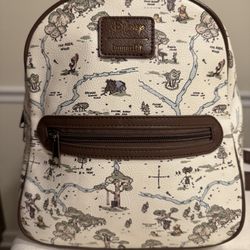 Loungefly Hundred Acre Wood Sketch Map Winnie The Pooh Backpack 