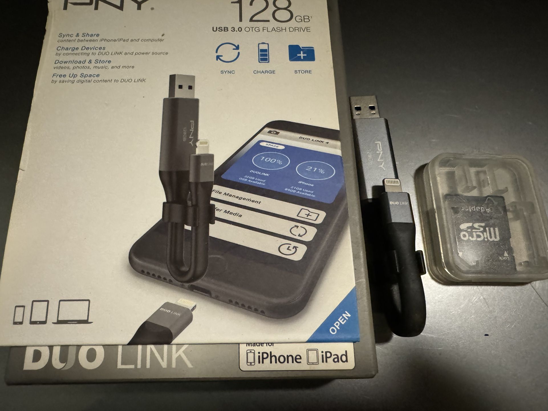 FLASH DRIVE 128 GB (NEW)