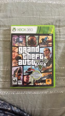 GTA 5 (Grand Theft Auto V) Xbox 360 Complete w/ Case & Both Discs