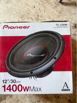 Pioneer TS-1200M 12" 1400W Max Subwoofer