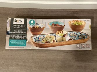 Mesa Mango Wood Serving Set