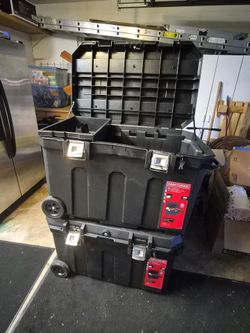 2 Craftsman Rolling Tool Box Storage System