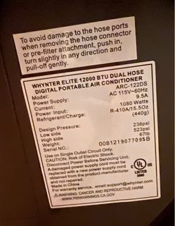 Whytner portable AC