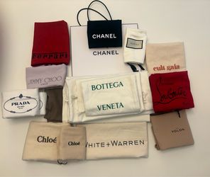 Huge lot Designer dust bags