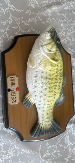Vintage Big Mouth Billy Bass Singing Fish 1999 Gemmy Novelty Gift Tested Works