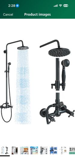 Brand New Outdoor Rain Shower System