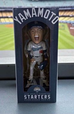 "Yamamoto Starter Series" Bobblehead - Yoshinobu - LA Dodgers 9/5 SGA