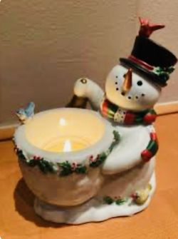 Snowman Partylite Set 