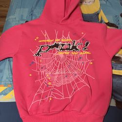 Pink Spider Hoodie 
