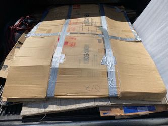 Used scrap cardboard boxes