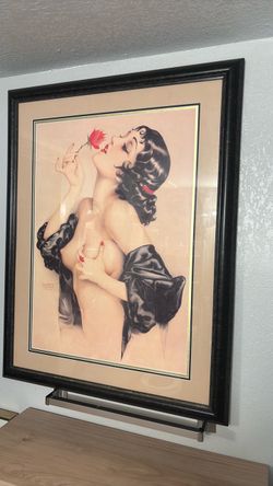 Alberto Vargas Framed Pin-Up Print. $29