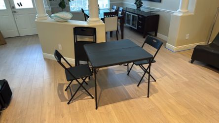 Cosco folding table and chairs set