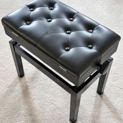 Adjustable Piano Bench With Storage