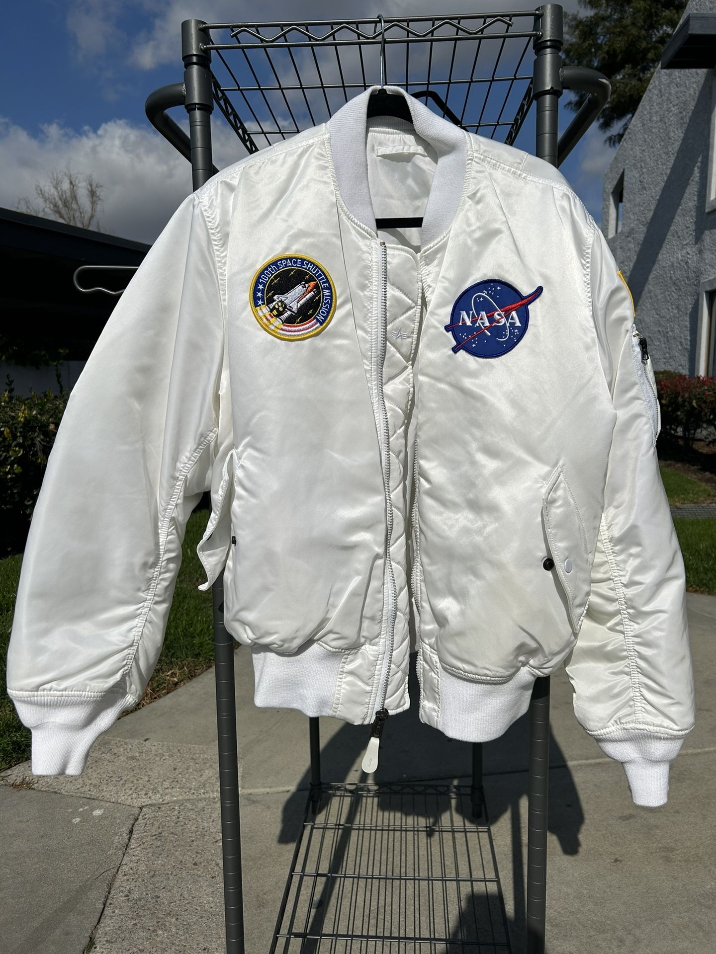Alpha Industries Ma-1 NASA Bomber Jacket Size X-Large
