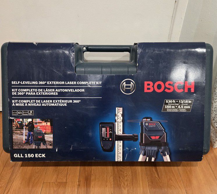 Bosch GLL 150 ECK Self-Leveling Outdoor Line Generator Laser Level w/ 360 Beam