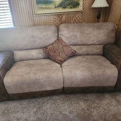 Badcock dual recliner couch love seat
