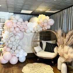 Boho Balloon Globos Garland Arch Rustic Bride Baby Shower
