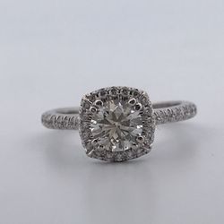14k White gold 1.75ct diamond ring size 6.75