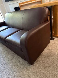 Leather sofa