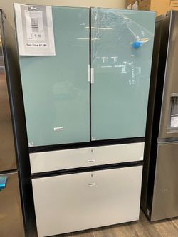 Samsung Bespoke French Door Refrigerator With Beverage Center Take It Home In Payments Please Read Description
