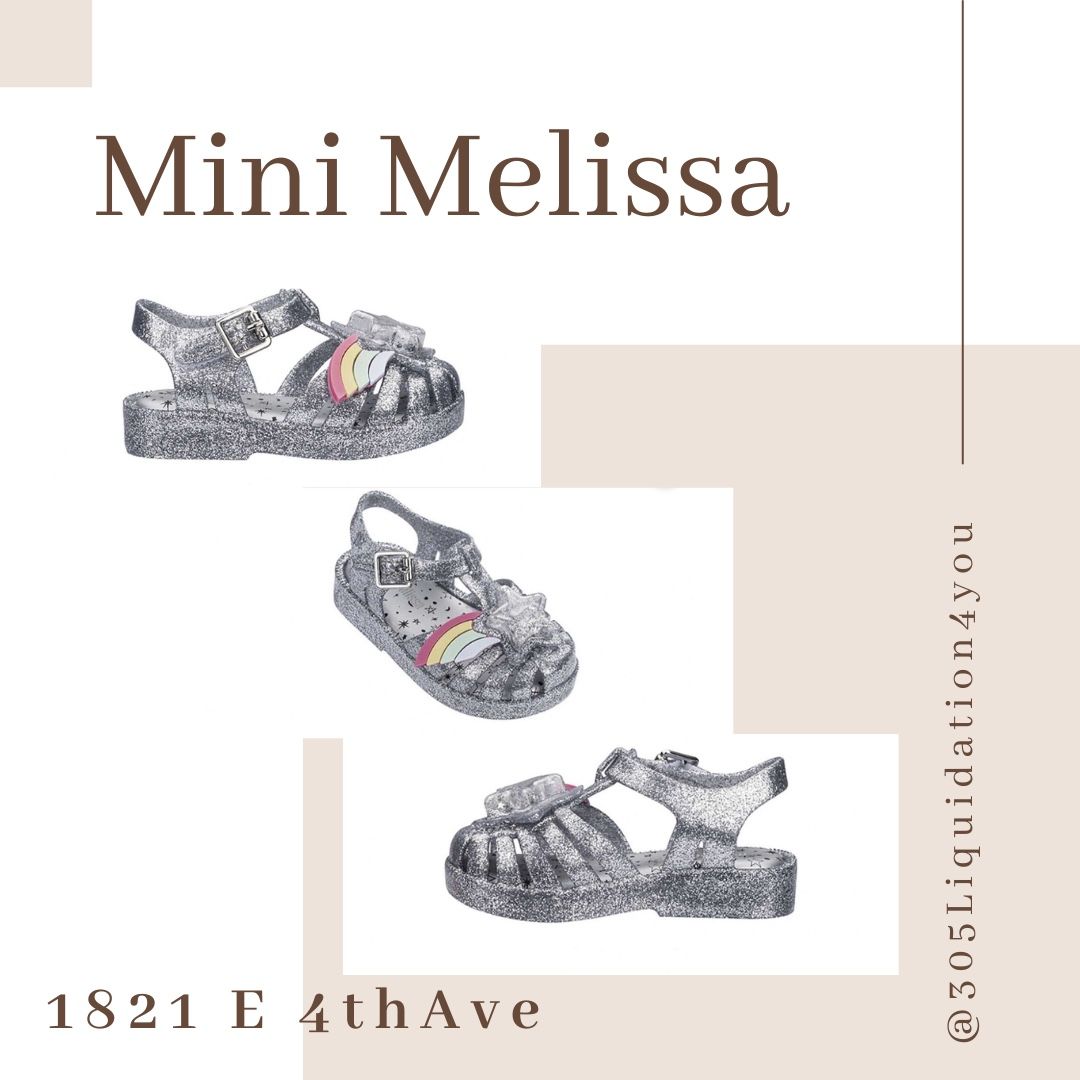 Mini Melissa Flats Sandals Lot Bulk Bundle 20 Pairs Brand New Without Box Mixed