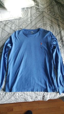 Polo Ralph Lauren Long Sleeve Shirt (Blue/Orange)