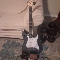 Electric Guitar With Amp 