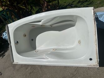 Tub with Jets 36” x 60” Fiberglass