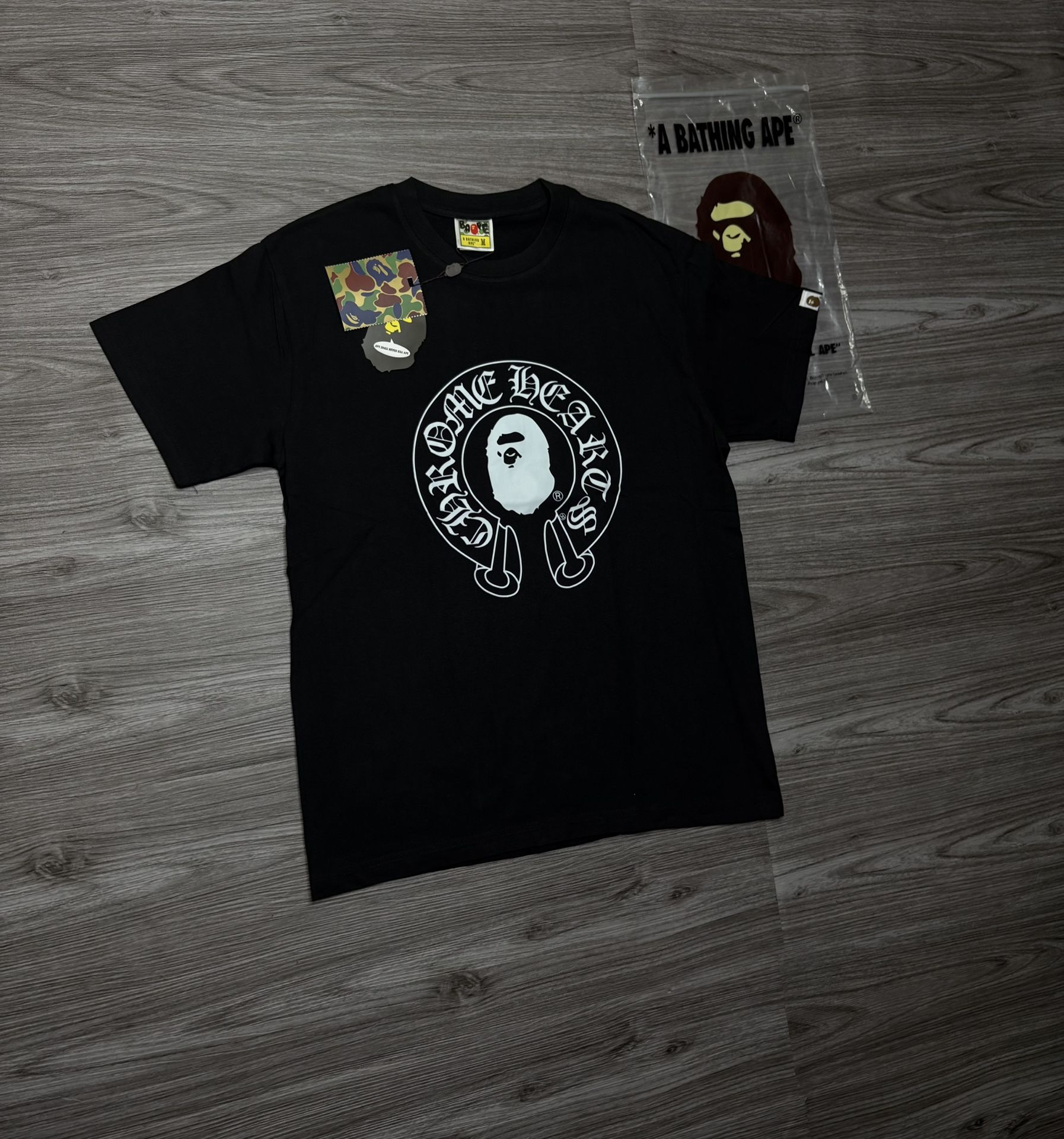 Chrome heart Bape T-shirt