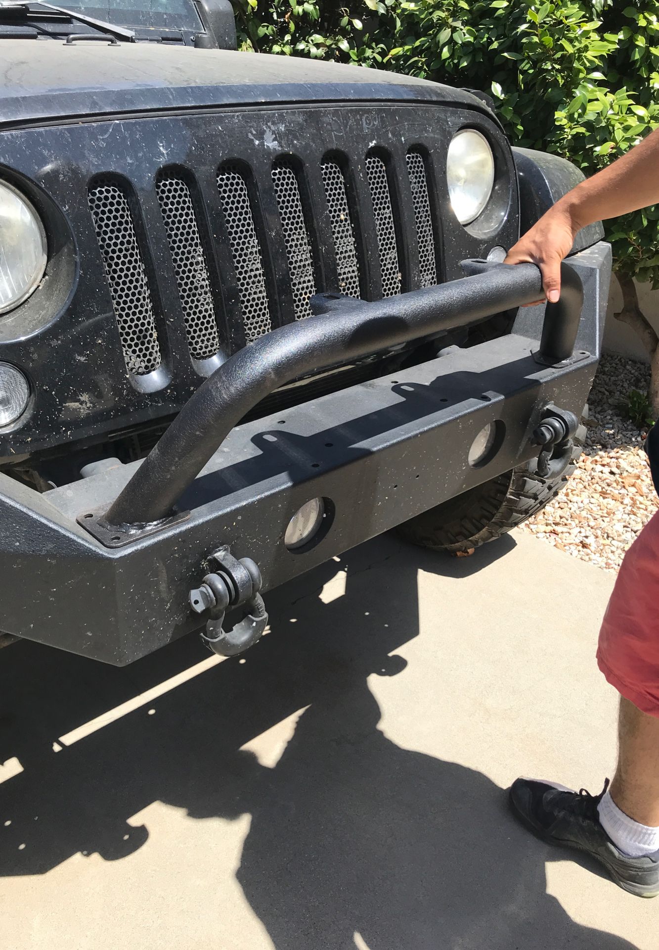 Jeep bumper part