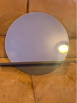 Hanging Mirror with Shelf