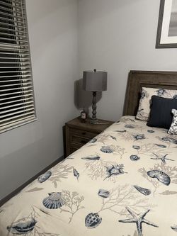 Entire Guest Bedroom Includes Mattress Pillows Pictures Lamps Etc