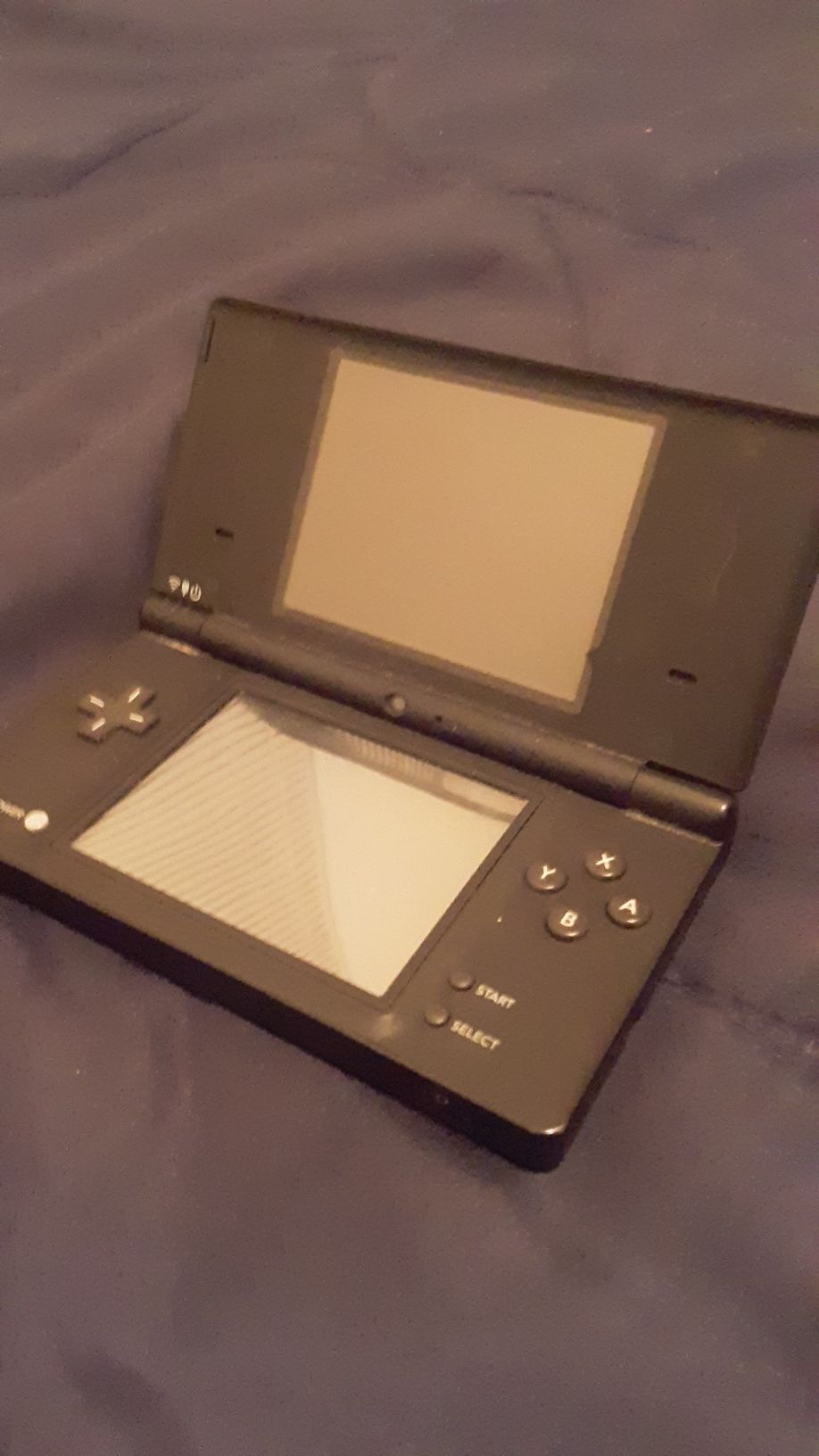 Black dsi with case and games