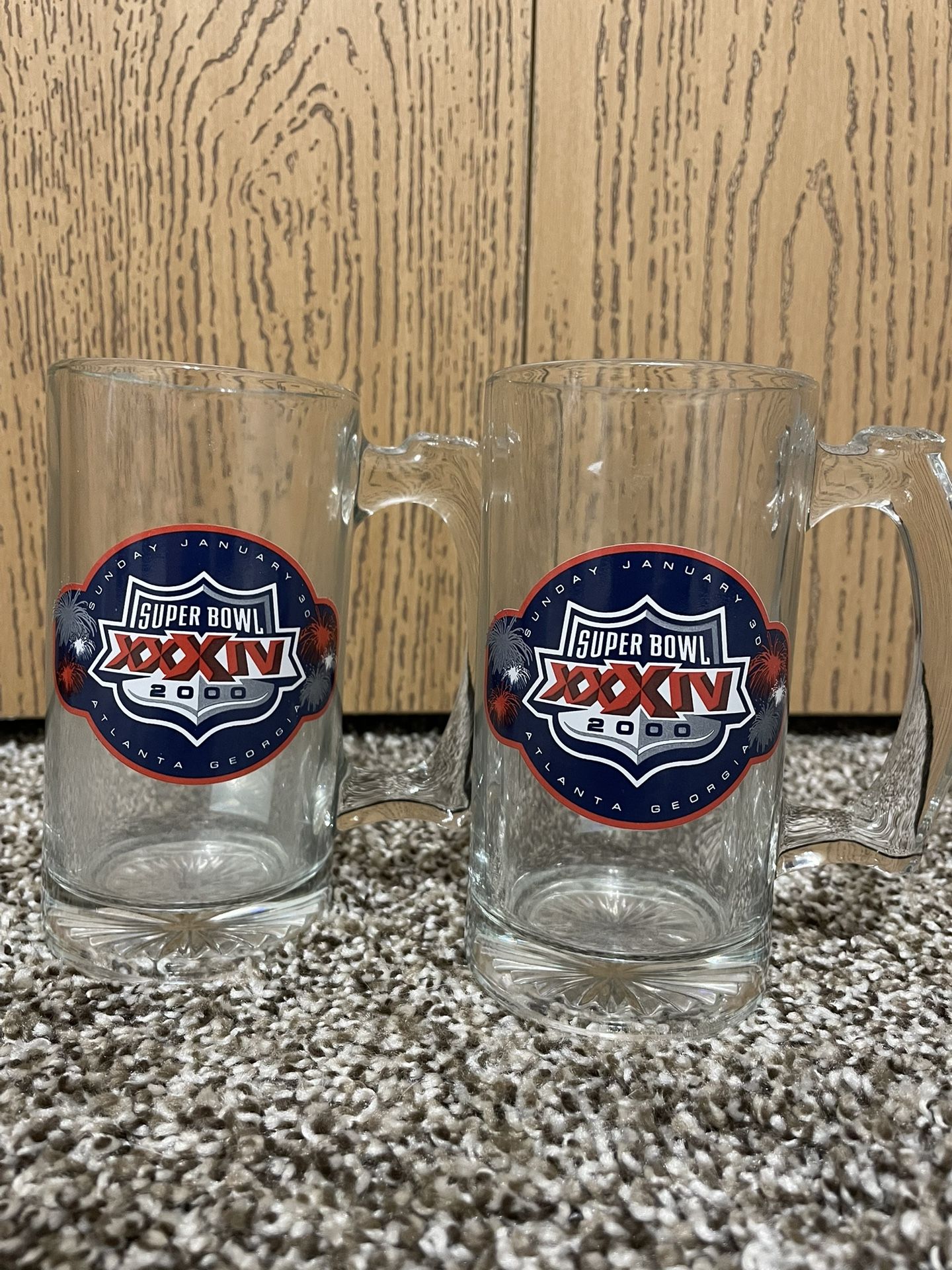 Super Bowl NFL Mugs NEW