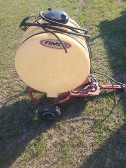 Fimco 25 Gallon Rolling Weed Sprayer