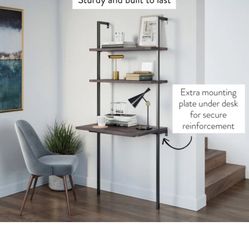 Ladder Desk with Shelves (2 available) 