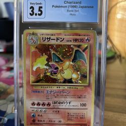CGC 3.5 Charizard #6 (1996) Pokemon Base Set Japanese 