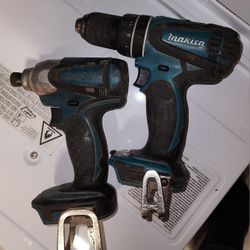 Makita 18V Drill, Impact driver, Sawzall