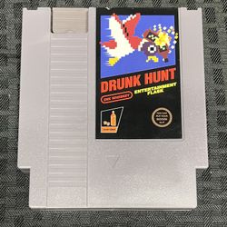 Ink Whiskey Duck/Drunk Hunt NES Cartridge Flask 
