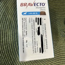 Bravecto 44-88lbs 