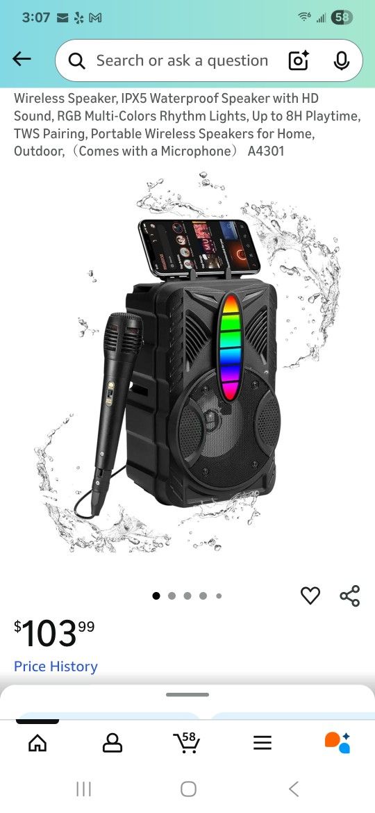 Soonbox S55 Wireless Speaker Bass Stereo Wifi TWS Link+ Microphone