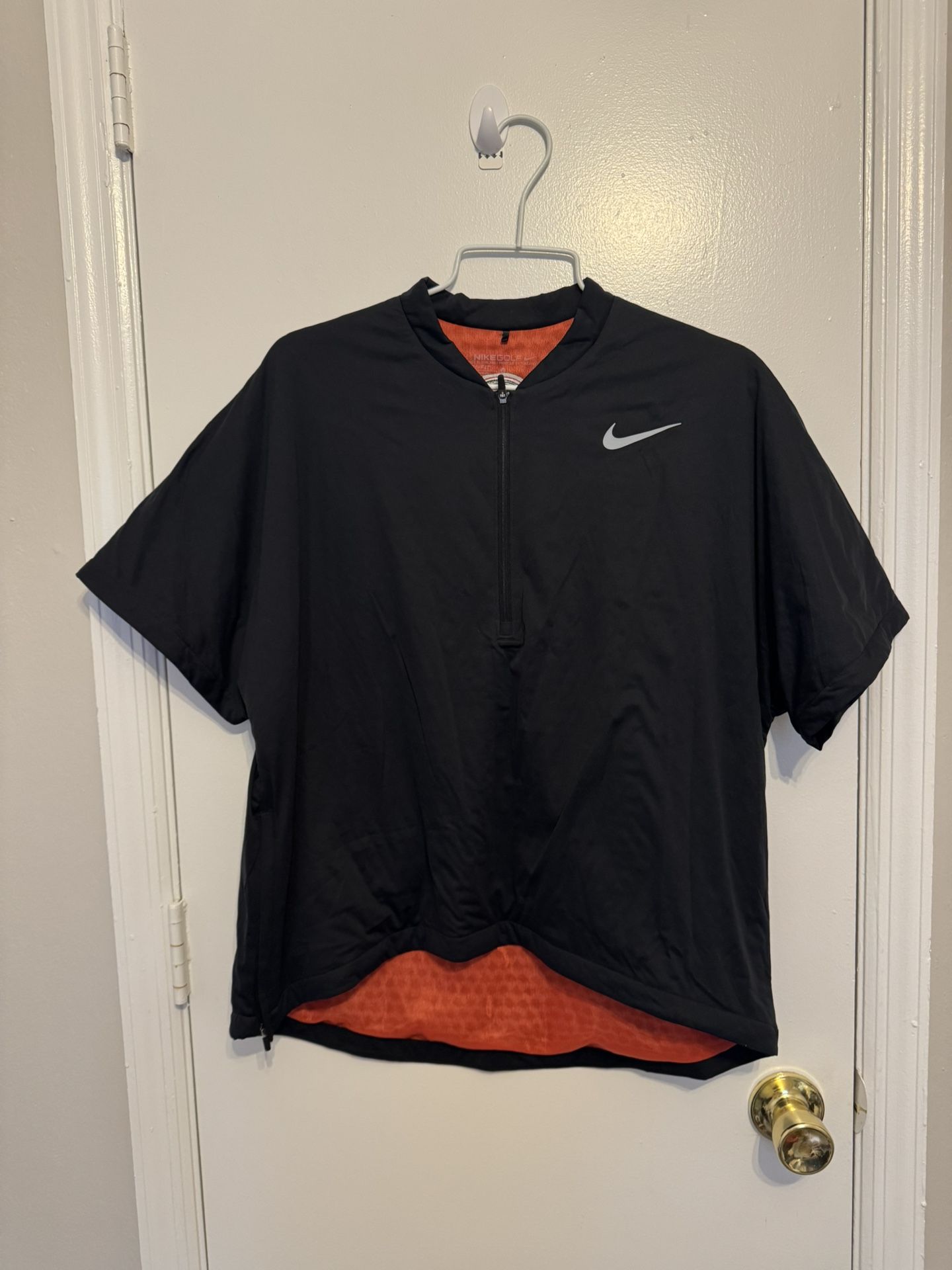 Nike GOLF Womens Black Water & Wind Resistant Aerolayer SS Jacket L