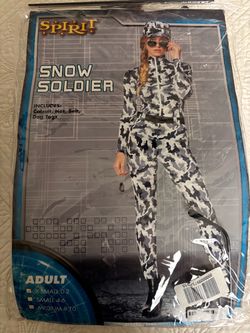Spirit Snow Soldier Halloween Costume Adult XS