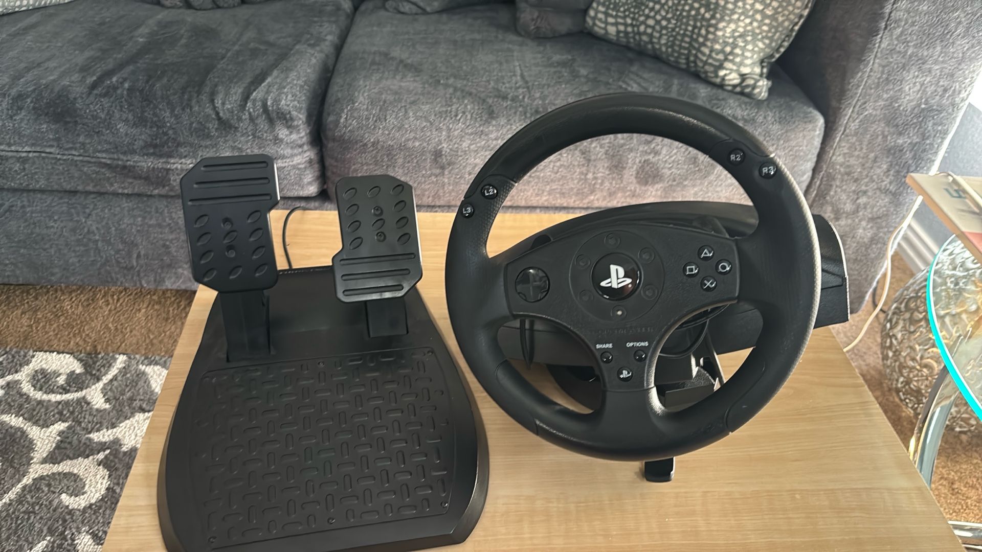 Thrust Master Steering Wheel For PS4